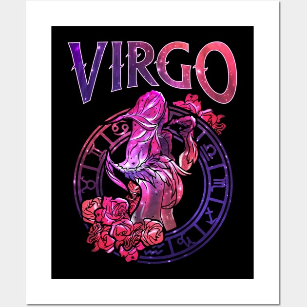 Virgo Birthday Horoscope Wall Art by EPDesignStudio